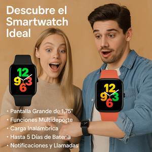 ⌚ SMARTWATCH TFT 1.75" - ¡TECNOLOGÍA Y ESTILO!